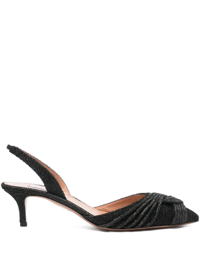 Aquazzura Aquazzura ビーズ付きスリングバックパンプスの商品画像