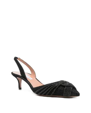 Aquazzura ビーズ付きスリングバックパンプス - サムネイル2