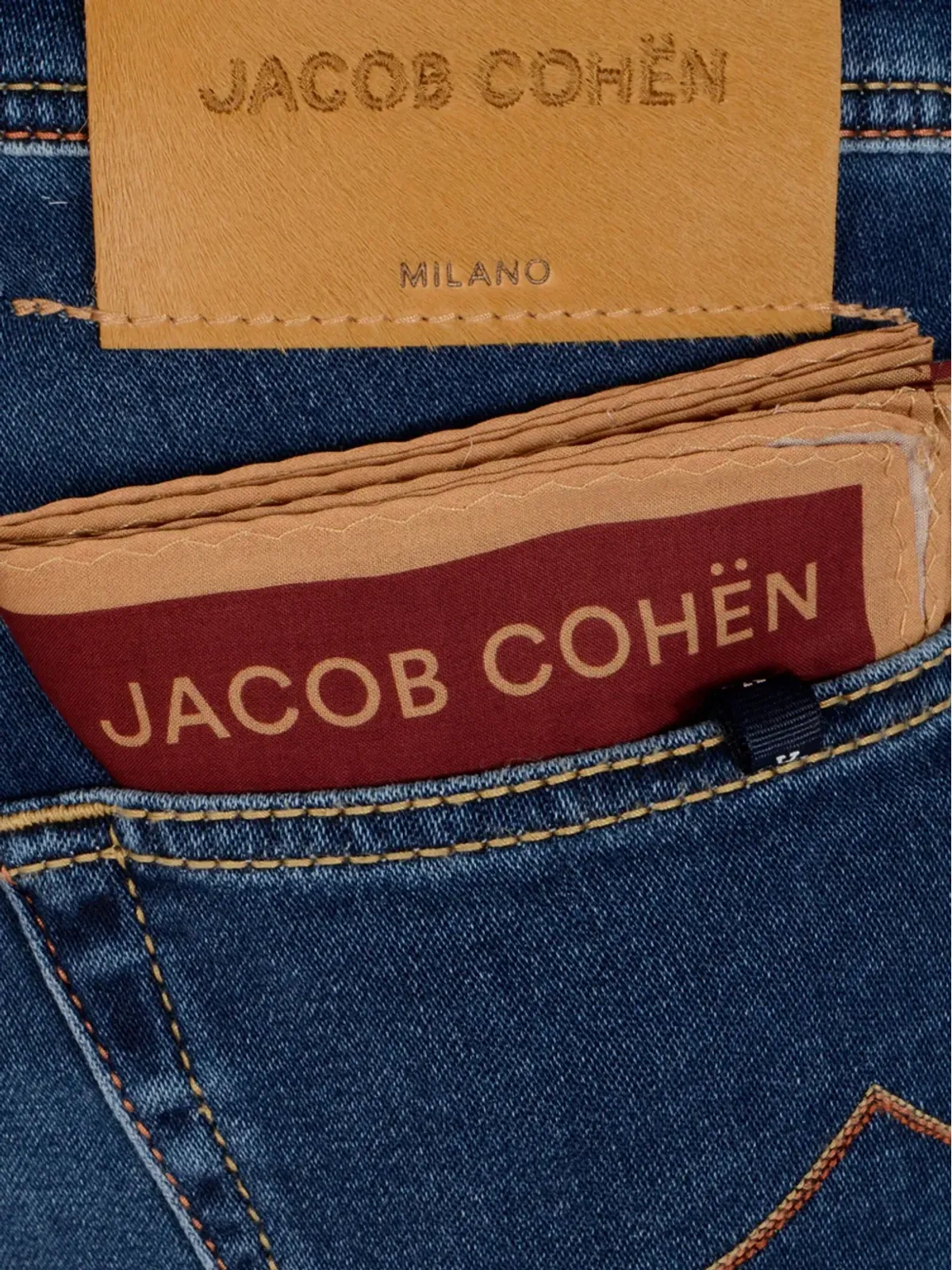 Jacob Cohën ポケットスカーフ ジーンズ - 画像5