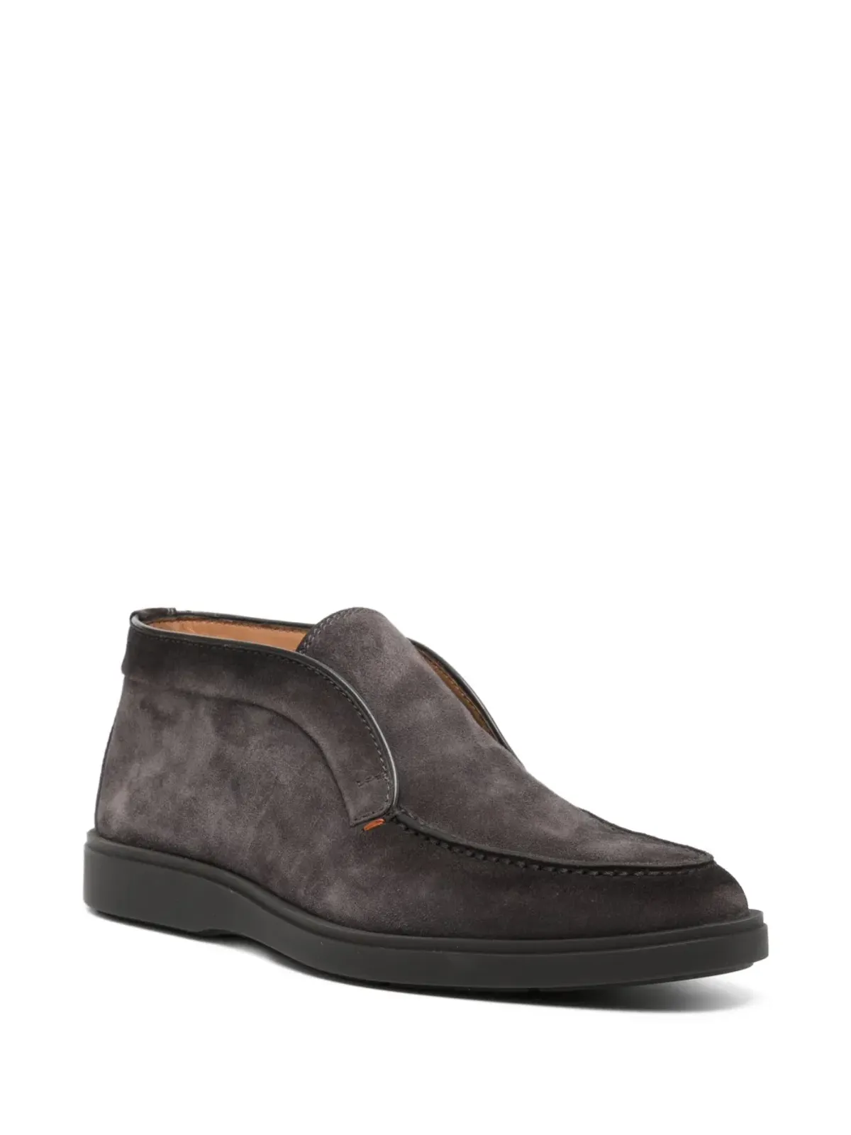 Santoni タンブルドレザー ブーツ - 画像2