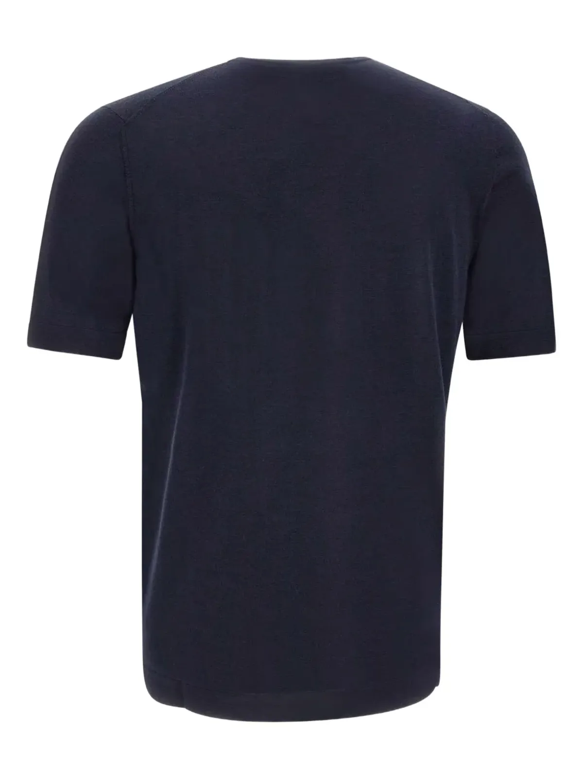 Filippo De Laurentiis ribbed-hem short-sleeve polo shirt - Blue - 画像2