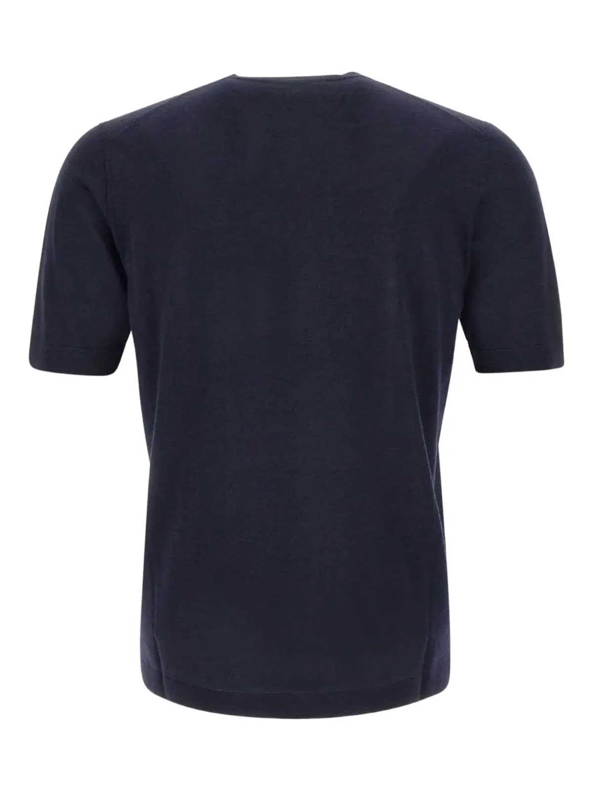 Filippo De Laurentiis ribbed-hem short-sleeve polo shirt - Blue - 画像3