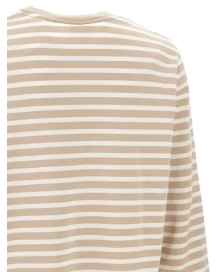 Maison Kitsuné キツネヘッド柄ストライプ長袖トップ - サムネイル5
