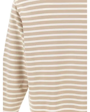 Maison Kitsuné キツネヘッド柄ストライプ長袖トップ - サムネイル4