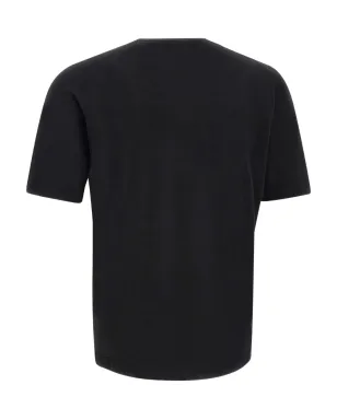 Filippo De Laurentiis 短袖ウール混紡Tシャツ - ブラック - サムネイル3