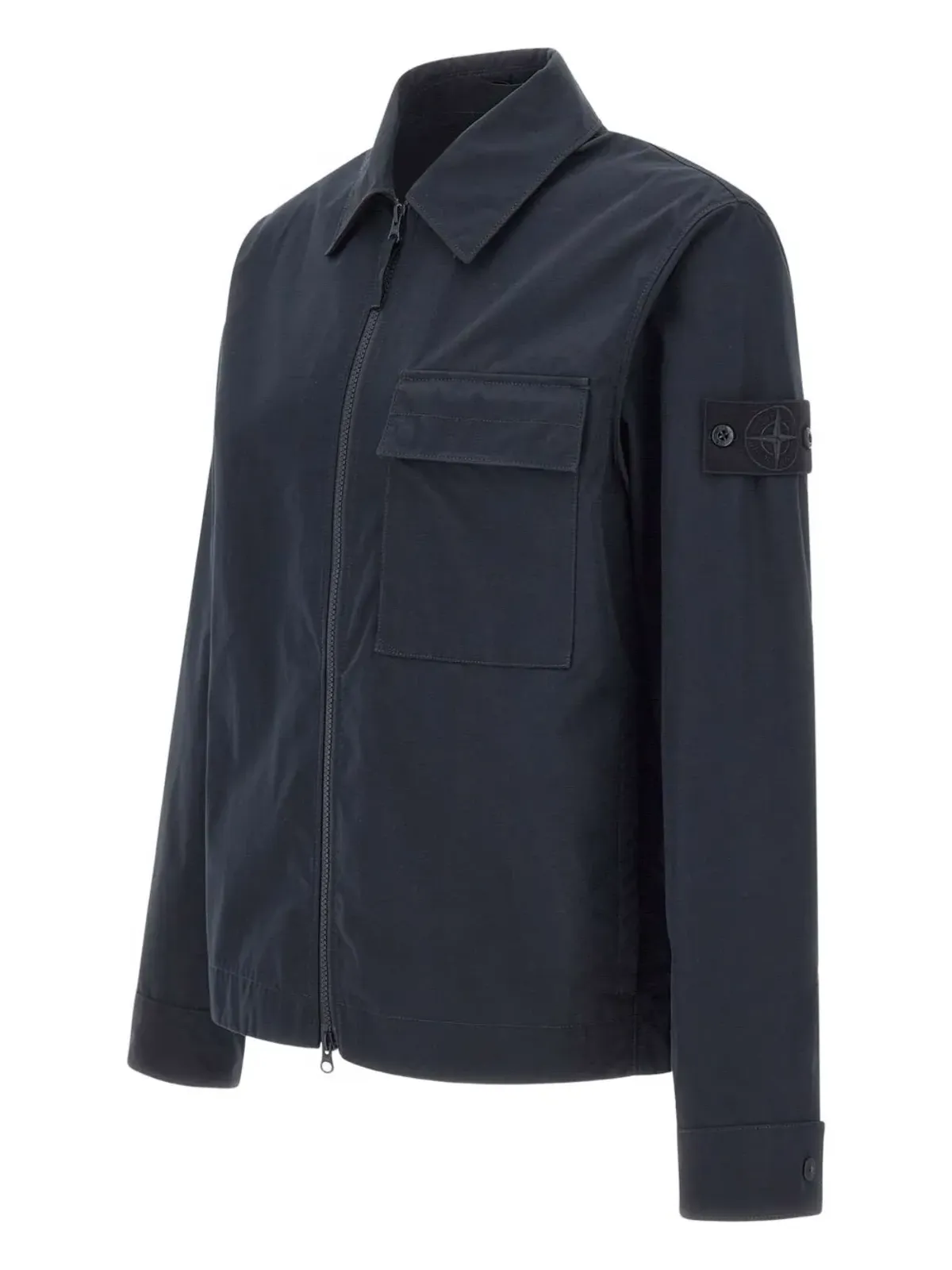 Stone Island 二ウェイジップ胸ポケットジャケット - ブルー - 画像3