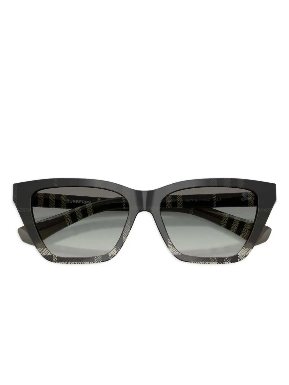 Burberry Eyewear チェック柄キャットアイサングラス - グレー - 画像5