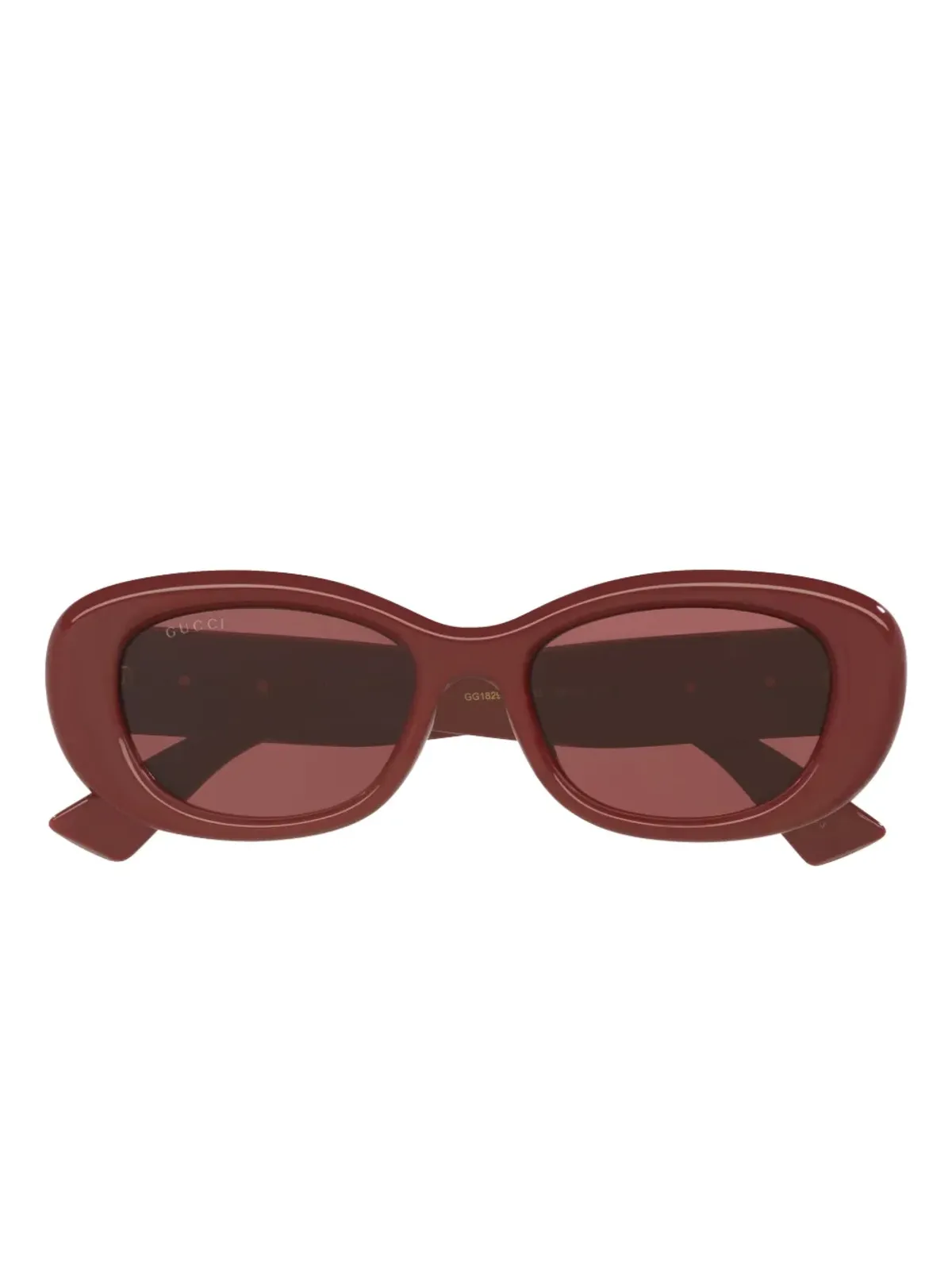 Gucci Eyewear GG-logo オーバルフレーム サングラス - 画像5