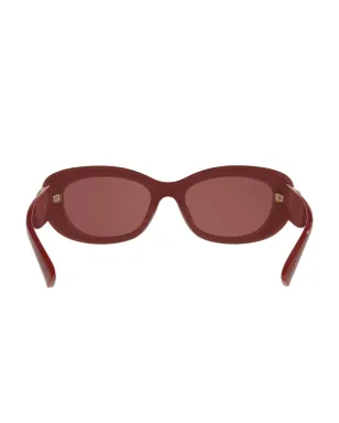 Gucci Eyewear GG-logo オーバルフレーム サングラス - サムネイル4