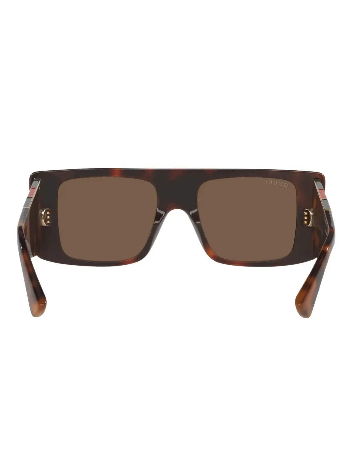 Gucci Eyewear 長方形フレーム ロゴディテール サングラス - 画像3