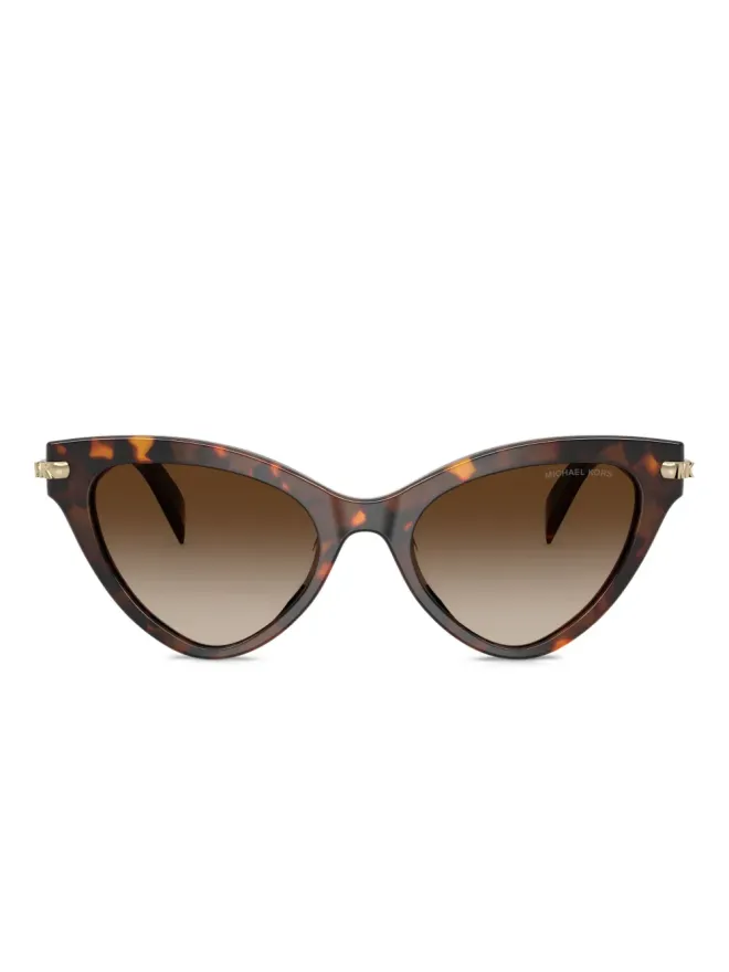 Michael Kors Michael Kors べっ甲柄キャットアイサングラス グリーンの商品画像