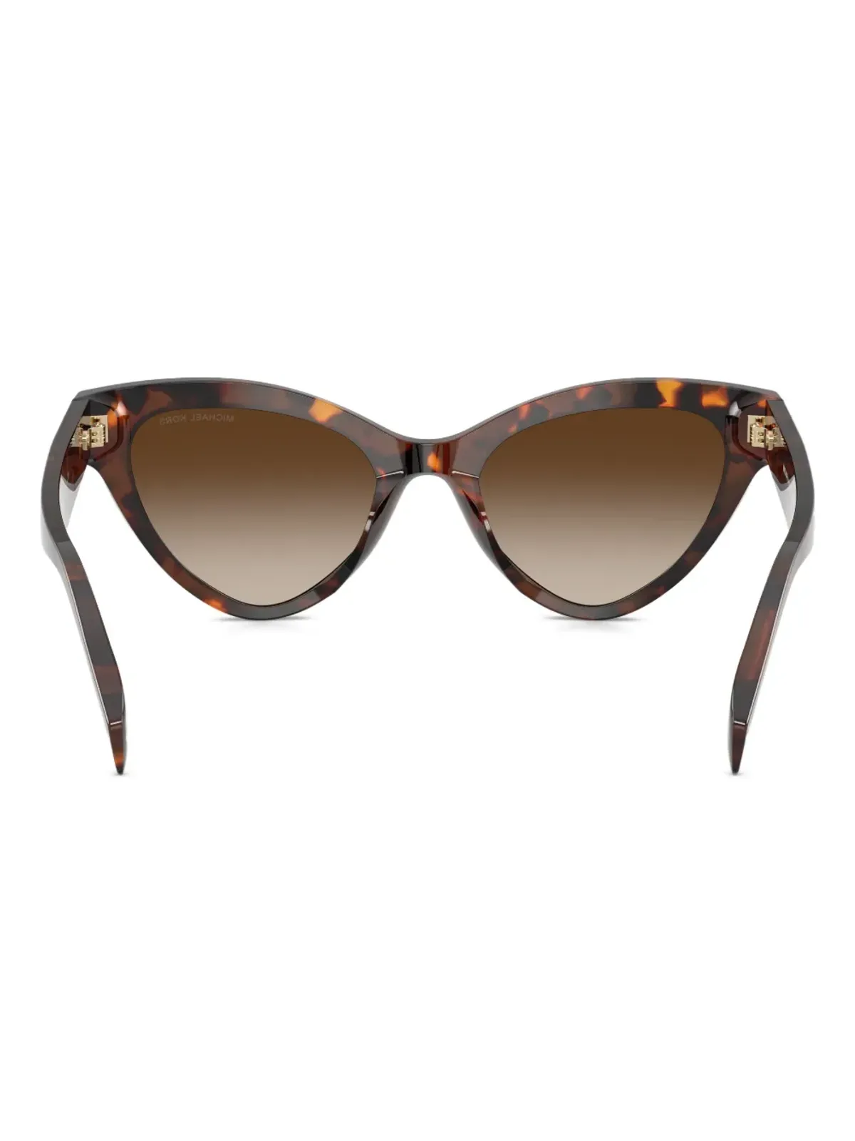 Michael Kors べっ甲柄キャットアイサングラス グリーン - 画像3