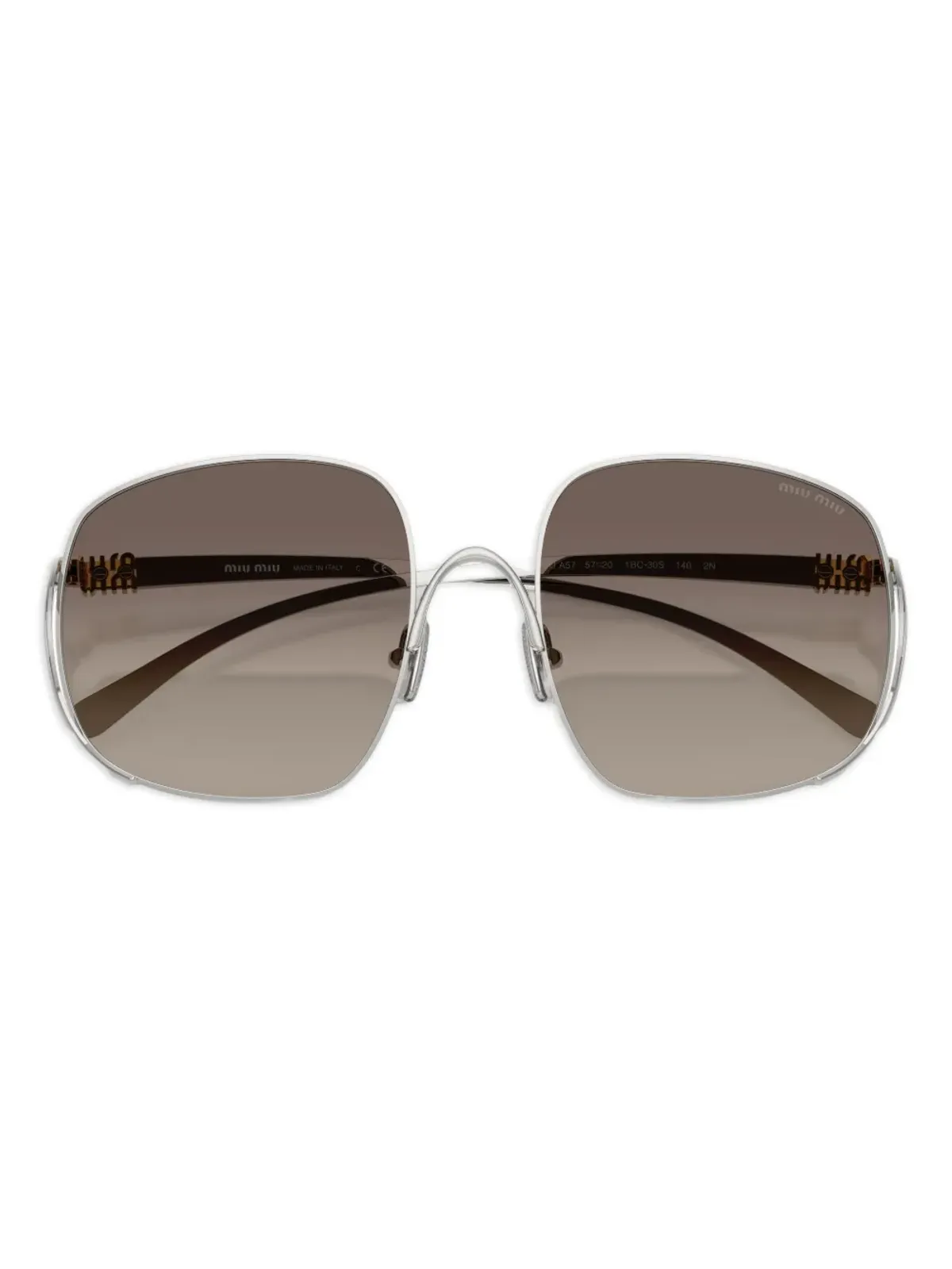 Miu Miu Eyewear ジオメトリックサングラス - 画像5