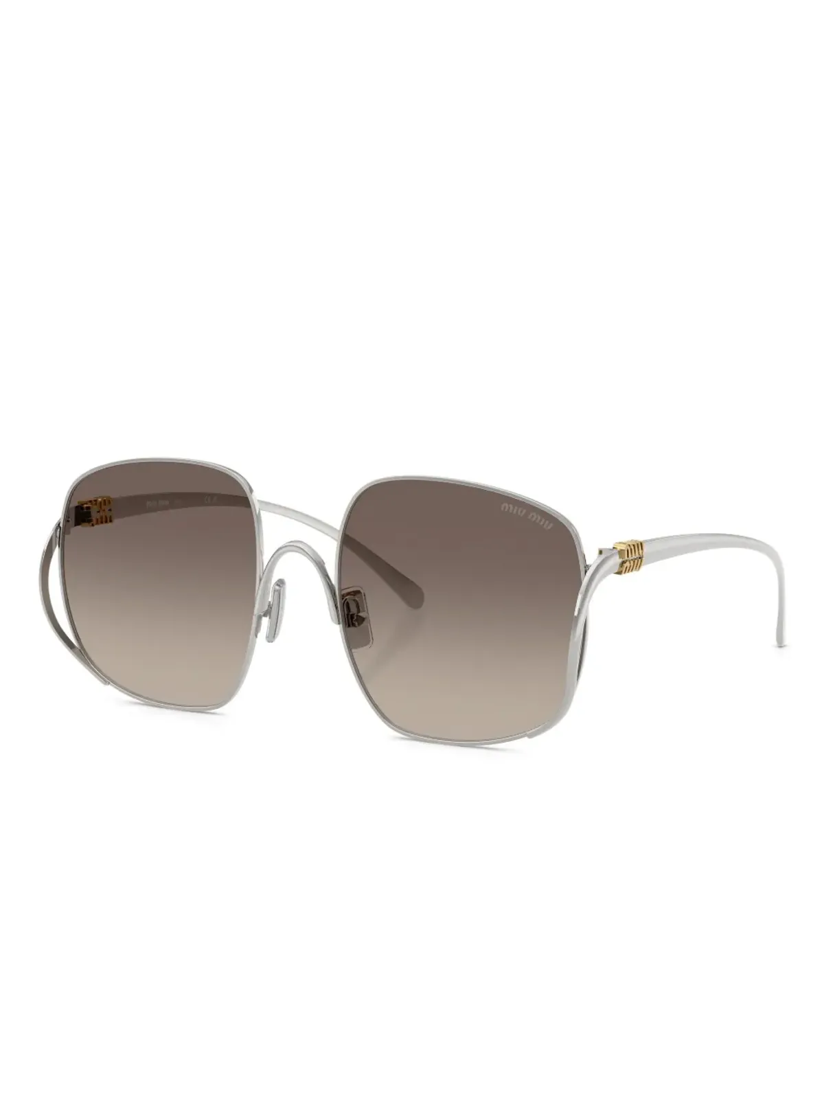 Miu Miu Eyewear ジオメトリックサングラス - 画像2