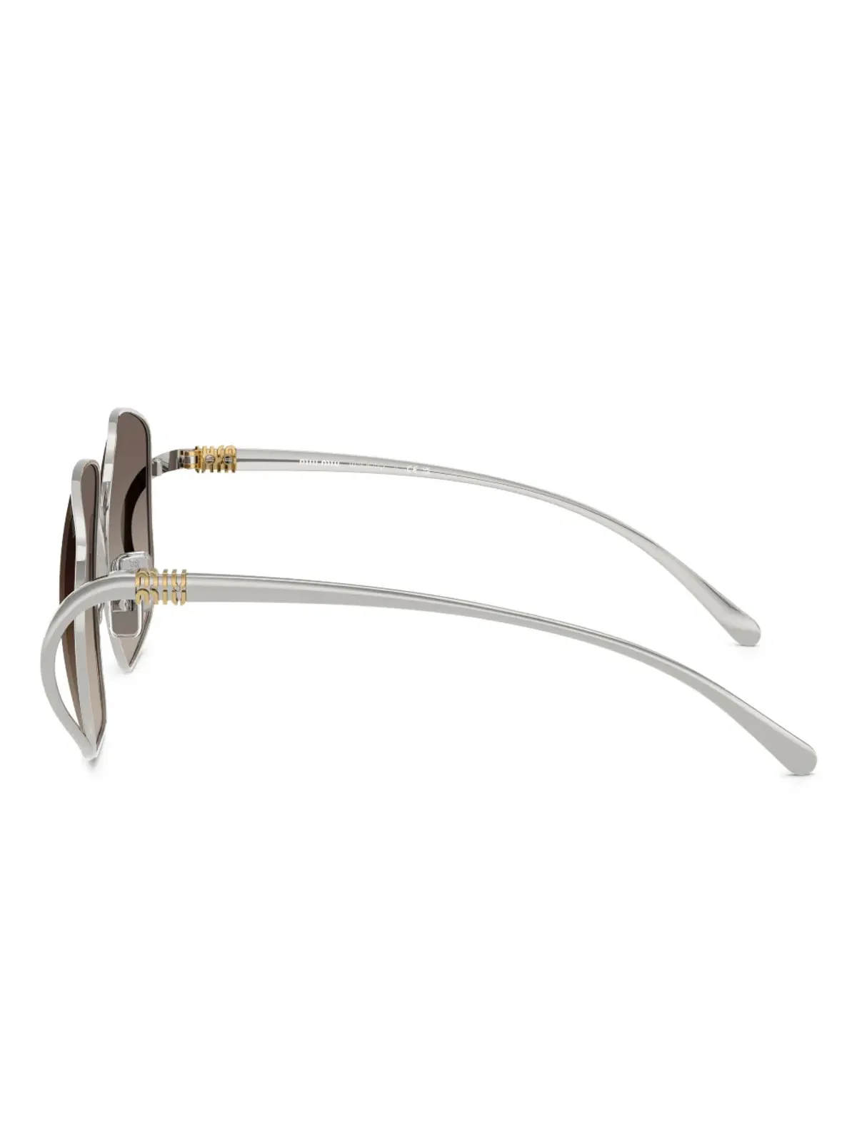 Miu Miu Eyewear ジオメトリックサングラス - 画像3