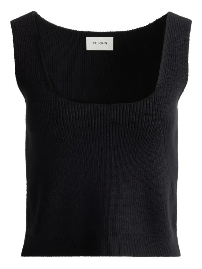 St. John St. John リブ編みコットントップの商品画像