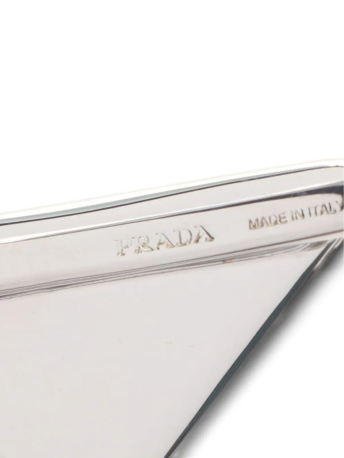 Prada Pre-Owned 1920年代 Fermagli エナメル三角ロゴ ヘアピン - 画像3