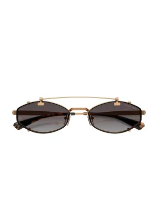Michael Kors パロアルト ジオメトリックフレーム サングラス - メタリック - サムネイル4