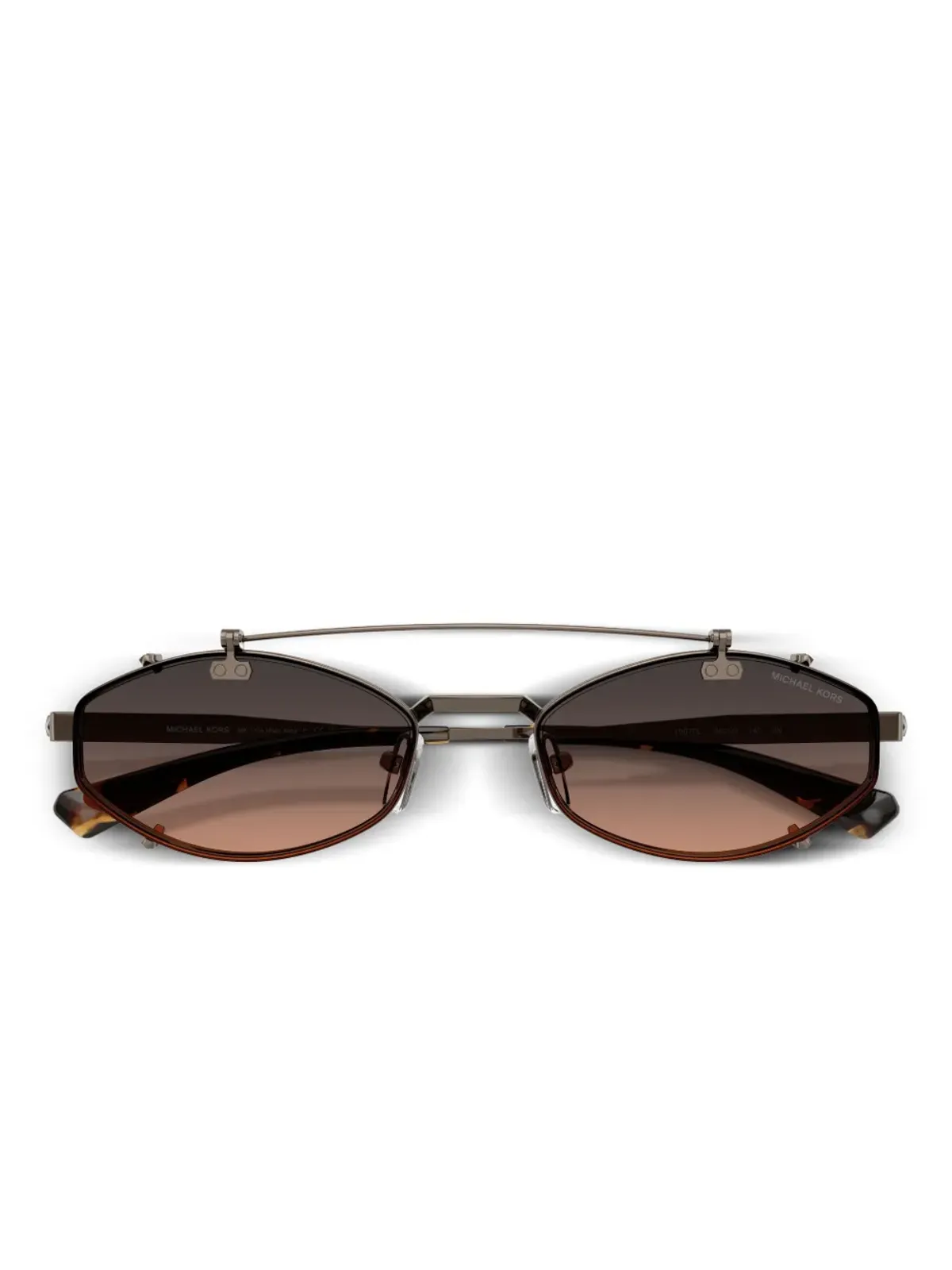Michael Kors オーバルフレームサングラス - グリーン - 画像5