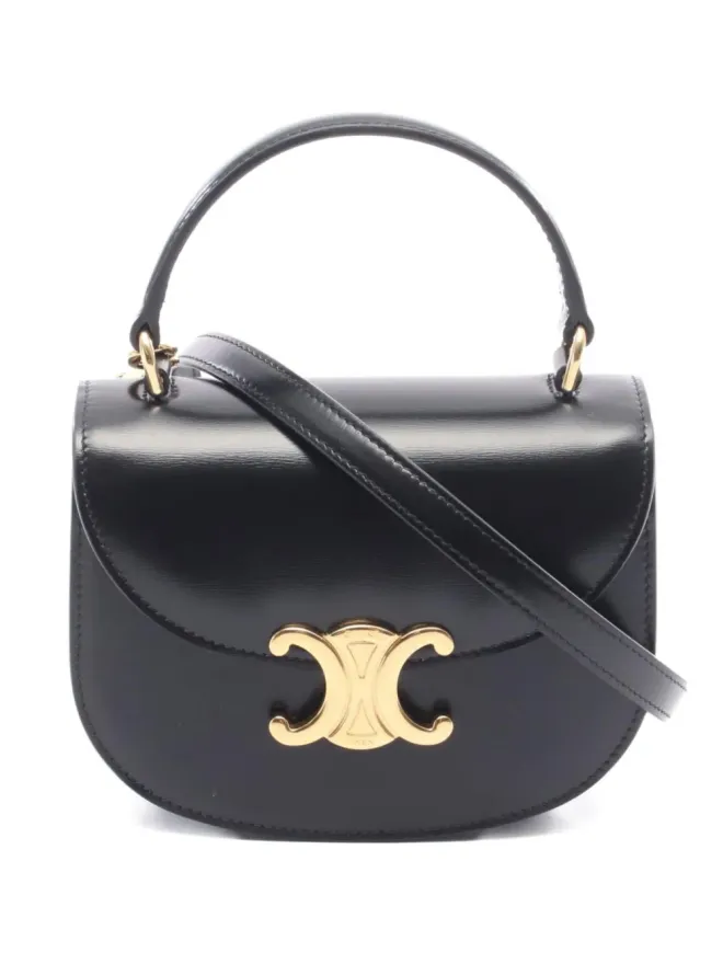 Celine Pre-Owned Celine Pre-Owned ミニ ブザス クラスプ ハンドバッグ - ブラックの商品画像
