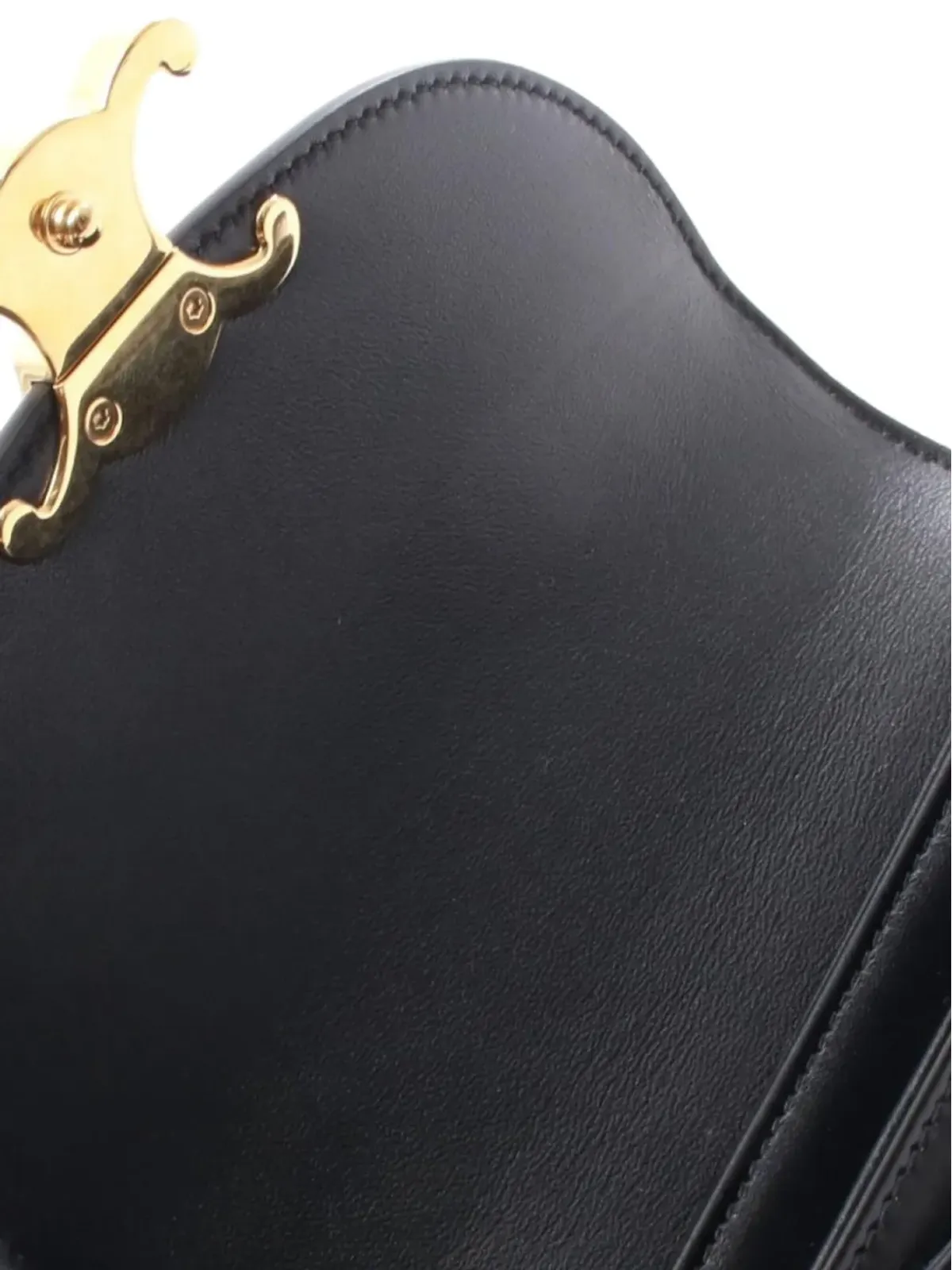 Celine Pre-Owned ミニ ブザス クラスプ ハンドバッグ - ブラック - 画像3
