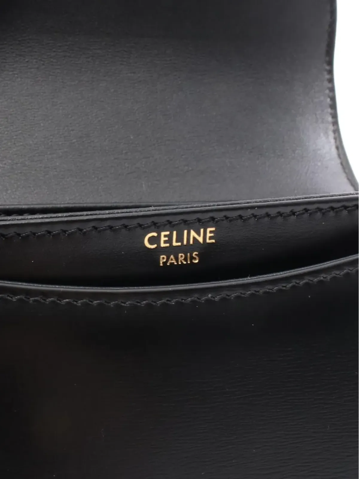Celine Pre-Owned ミニ ブザス クラスプ ハンドバッグ - ブラック - 画像4
