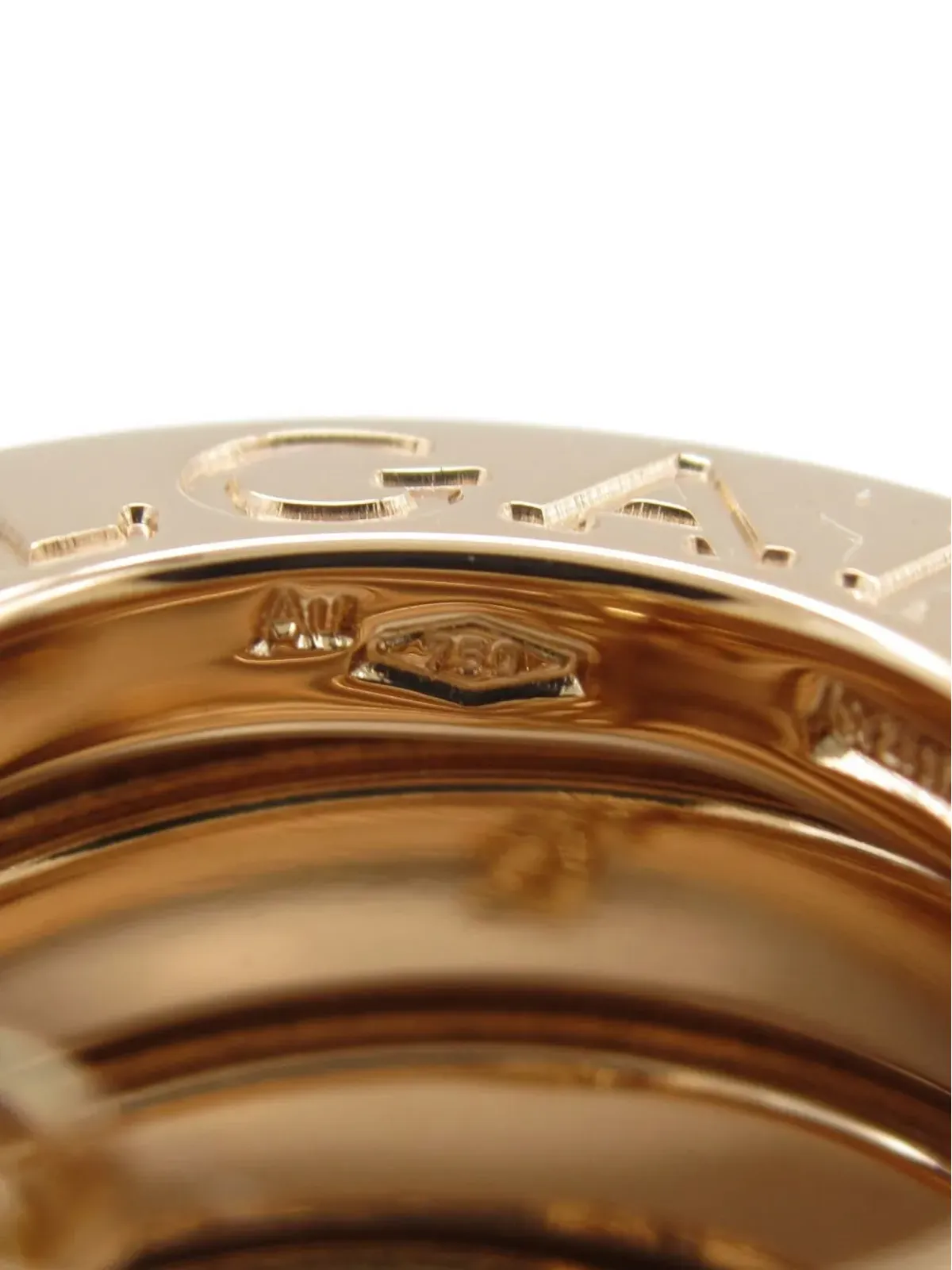 Bvlgari ビンテージ 2010s 18K ローズゴールド B-zero ネックレス - 画像3