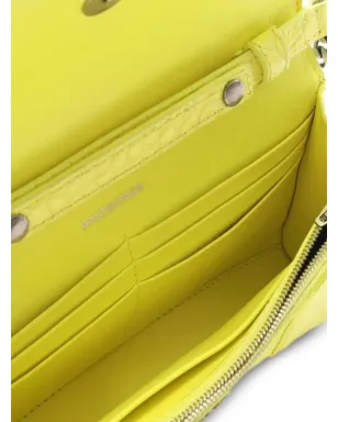 Balenciaga ビンテージ 10s クロコダイル型押し ウォレット - イエロー - サムネイル3