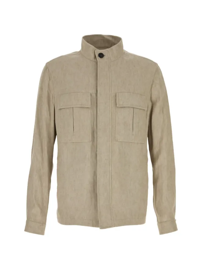 ZEGNA Zegna シャツジャケット ボタン留め フラップポケットの商品画像