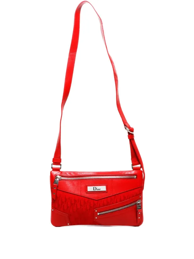 Christian Dior Pre-Owned Christian Dior Pre-Owned トロター・モノグラム ショルダーバッグ - レッドの商品画像