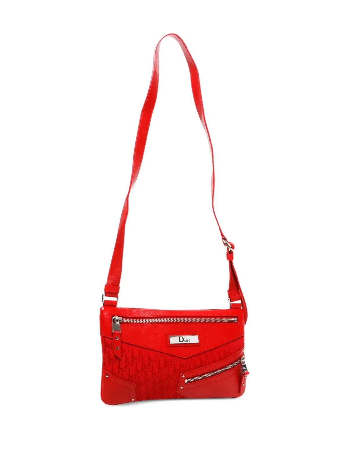 Christian Dior Pre-Owned トロター・モノグラム ショルダーバッグ - レッド - 画像3