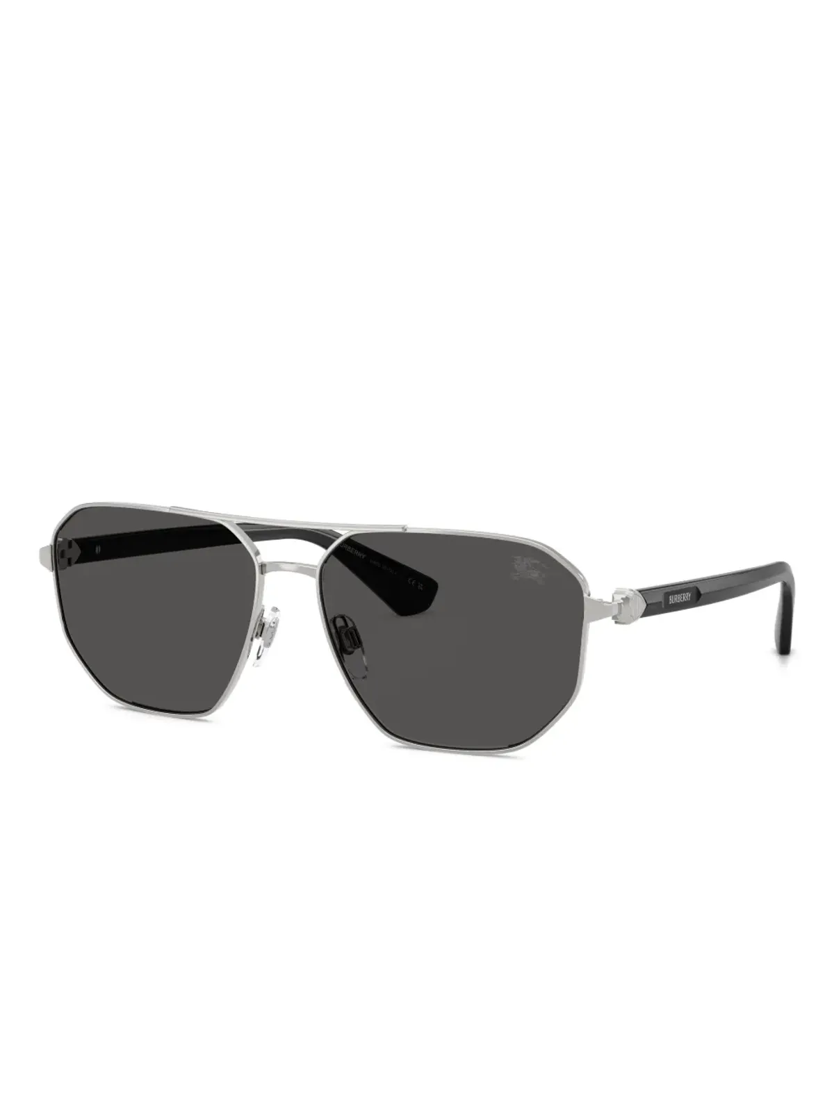 Burberry Eyewear 幾何学フレームのサングラス - 画像2