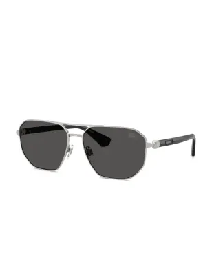 Burberry Eyewear 幾何学フレームのサングラス - サムネイル2