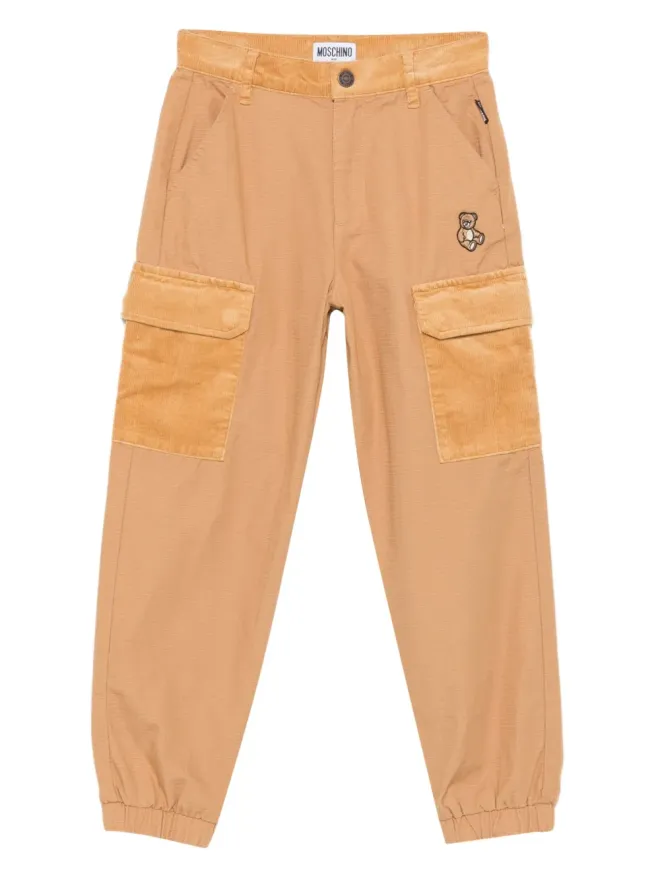 Moschino Kids Moschino Kids コーデュロイポケットカーゴパンツの商品画像