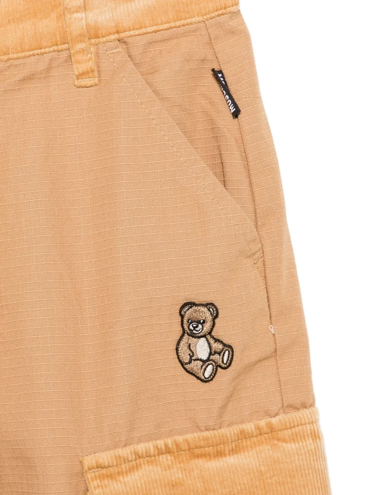 Moschino Kids コーデュロイポケットカーゴパンツ - 画像3
