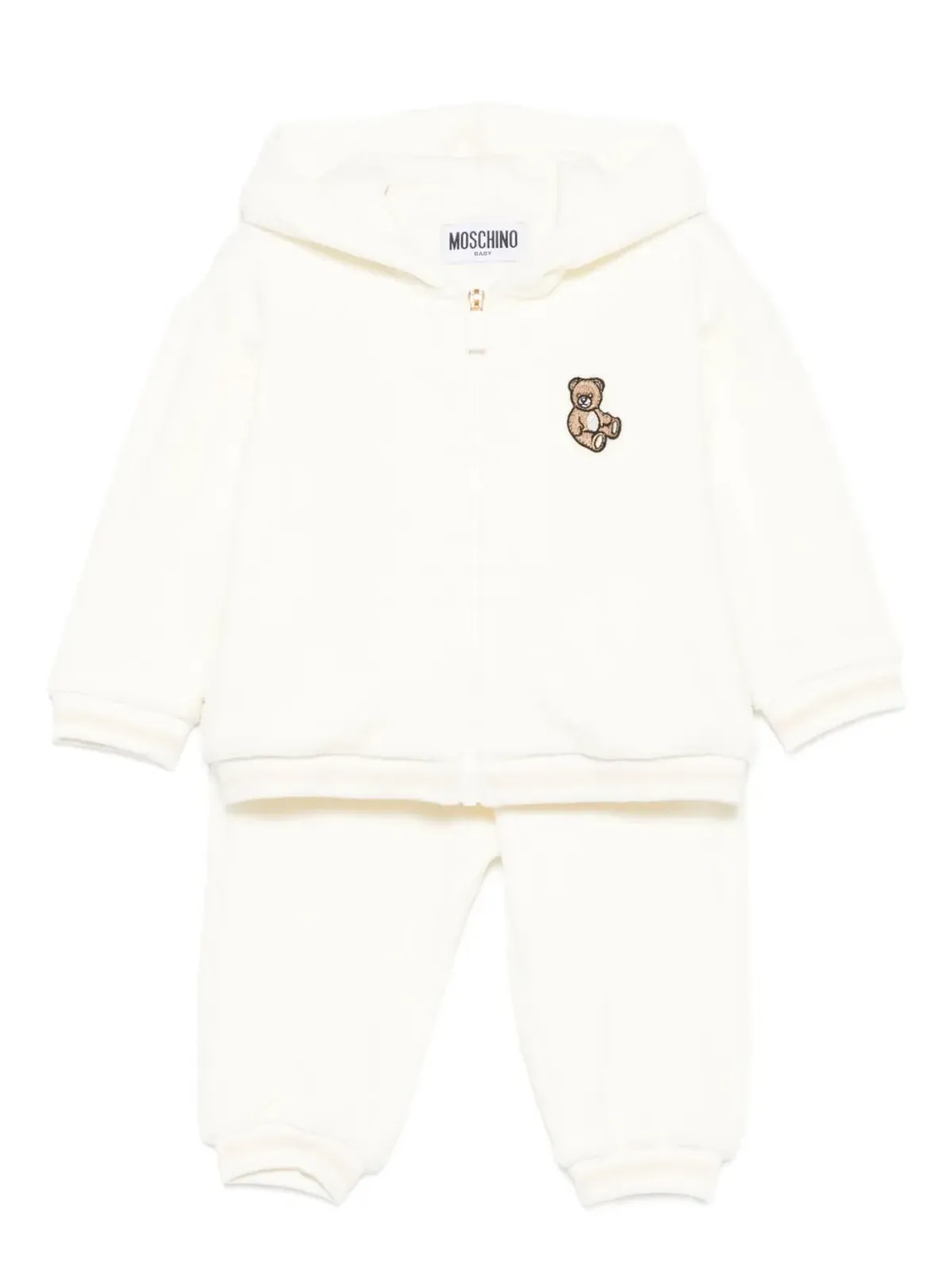 Moschino Kids テディ刺繍トラックスーツ - 画像1