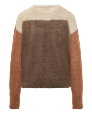 MARANT ÉTOILE カラーブロック長袖セーター - ブラウン - サムネイル2