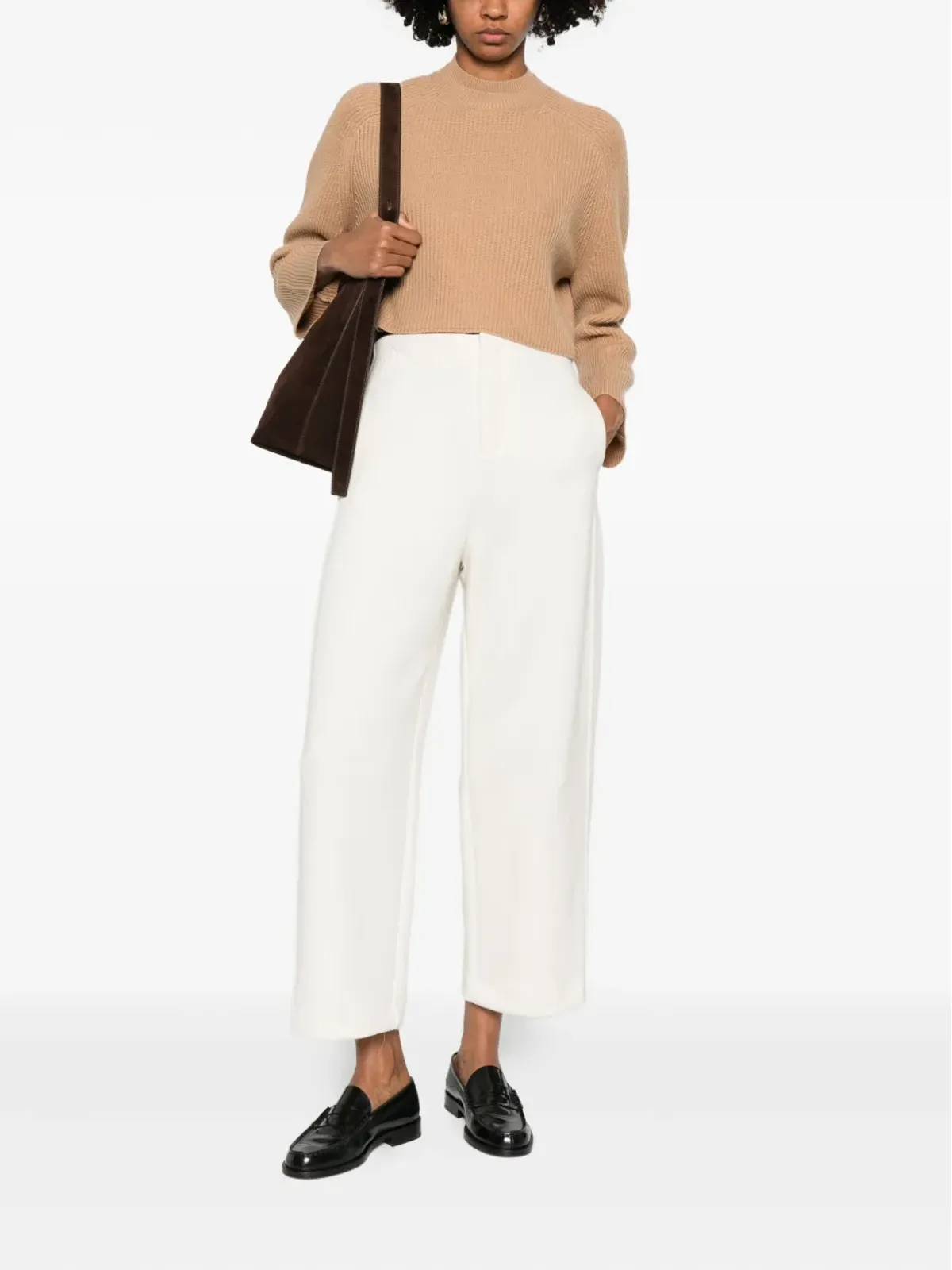 Max Mara クロップド パラッツォパンツ - 画像2