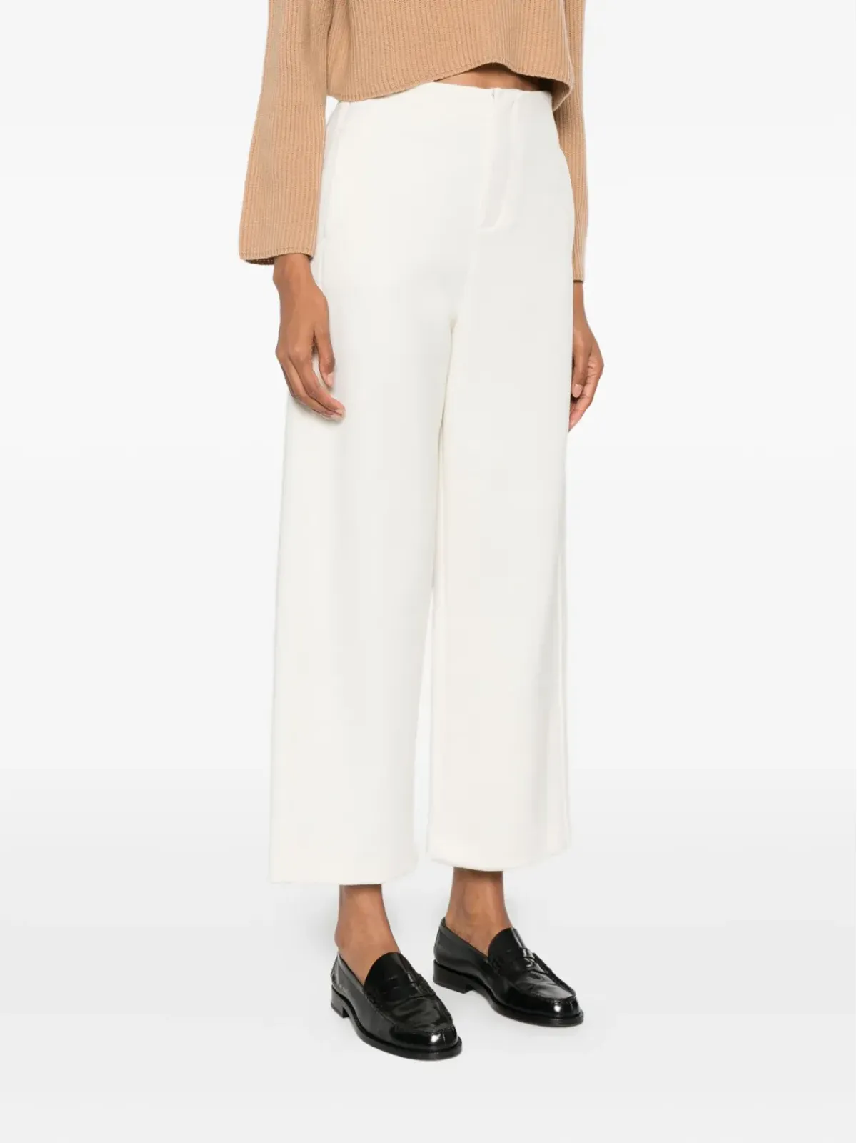 Max Mara クロップド パラッツォパンツ - 画像3