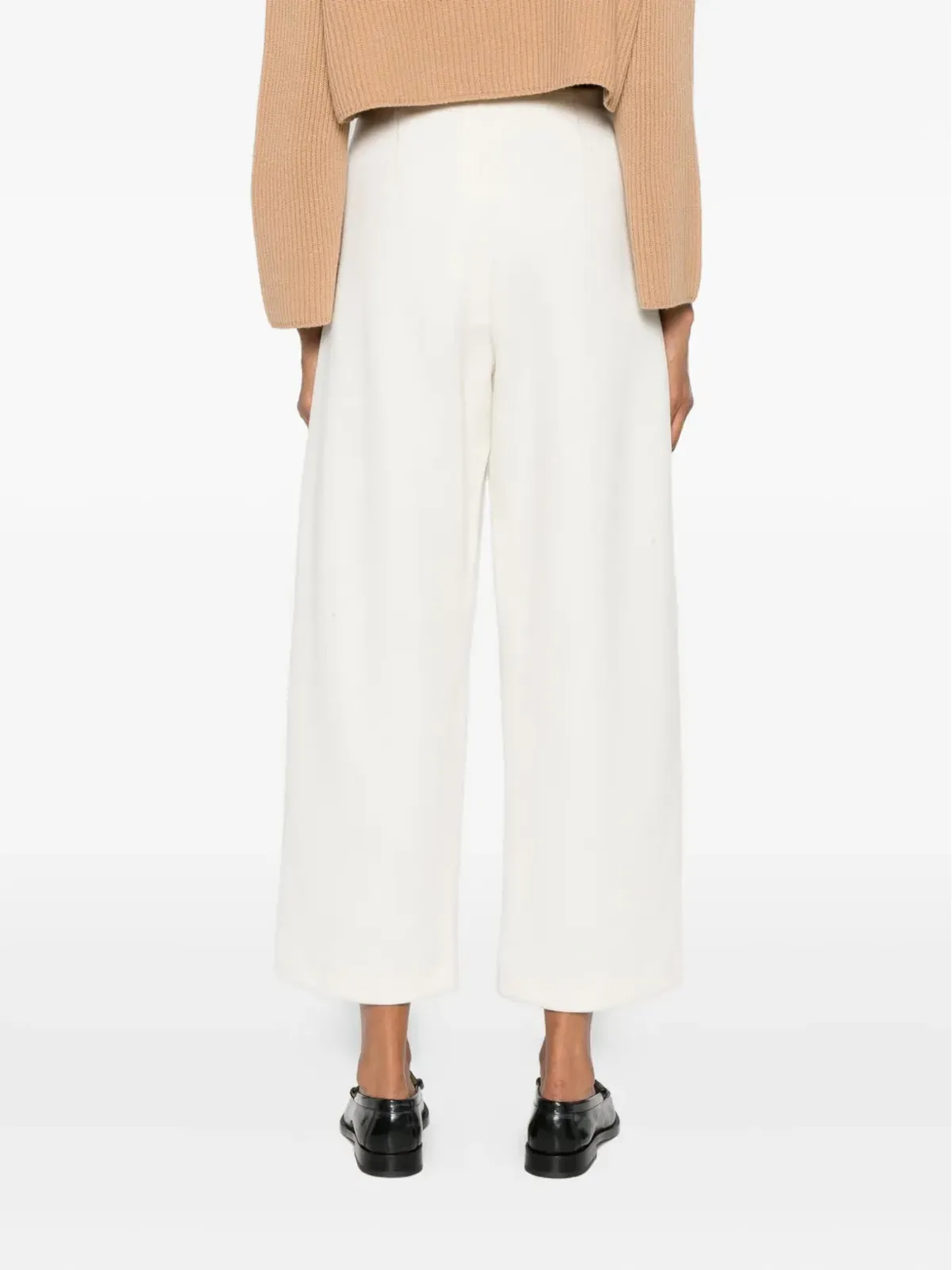 Max Mara クロップド パラッツォパンツ - 画像4
