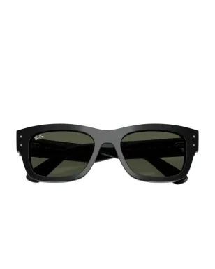 Ray-Ban 長方形のアセテートサングラス - ブラック - サムネイル5