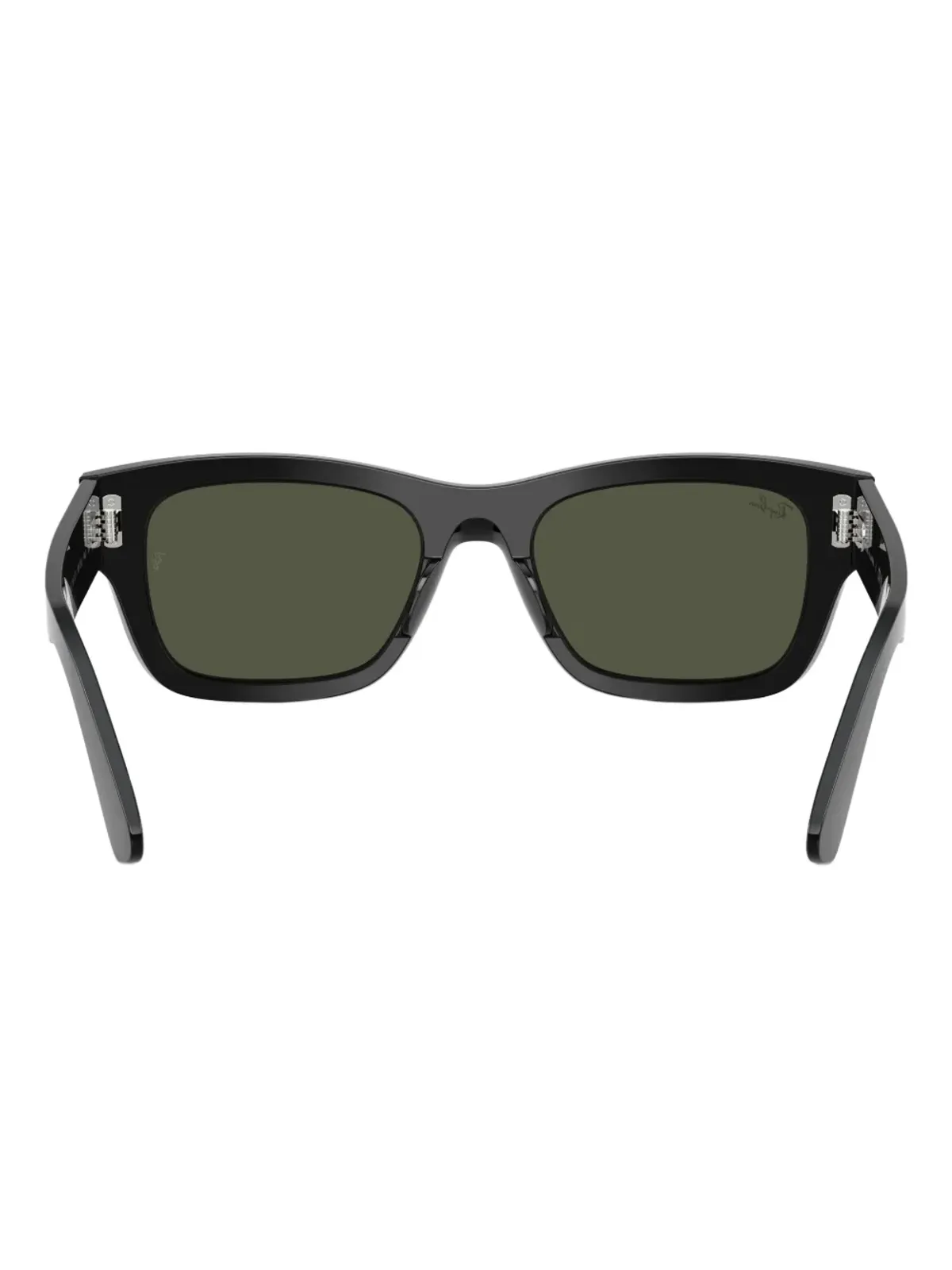 Ray-Ban 長方形のアセテートサングラス - ブラック - 画像4