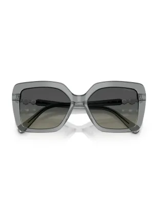 Swarovski Eyewear スクエアフレーム クリスタル装飾サングラス - サムネイル5