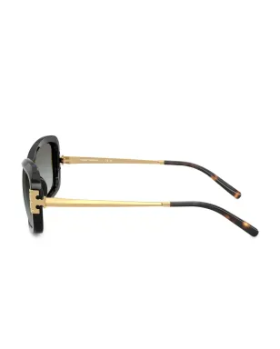 Tory Burch 装飾テンプルのジオメトリック サングラス - サムネイル3