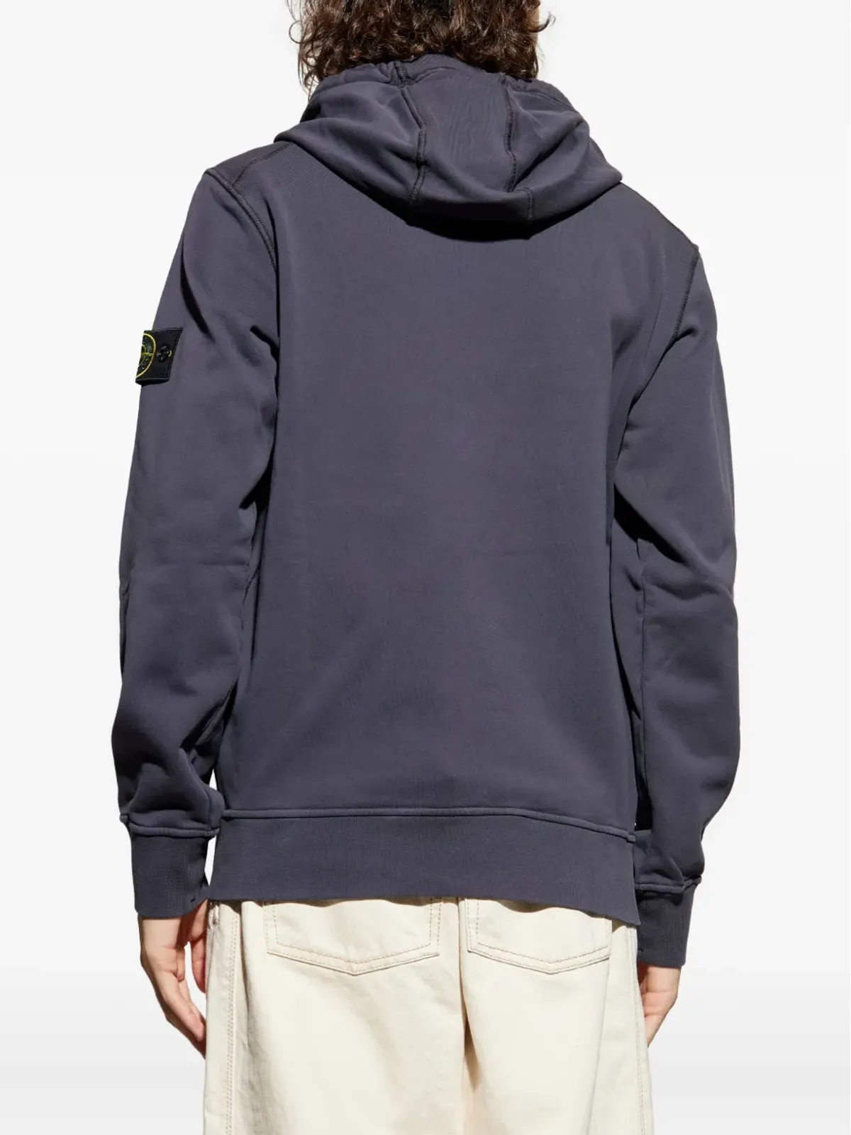 Stone Island ロゴパッチフーディー - 画像4