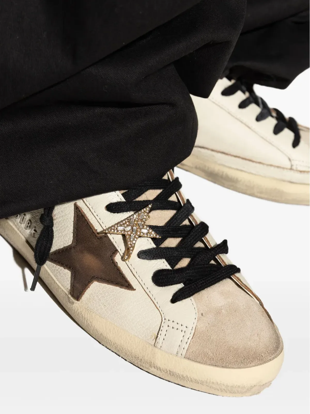 Golden Goose 星形クリスタル靴クリップ - 画像4