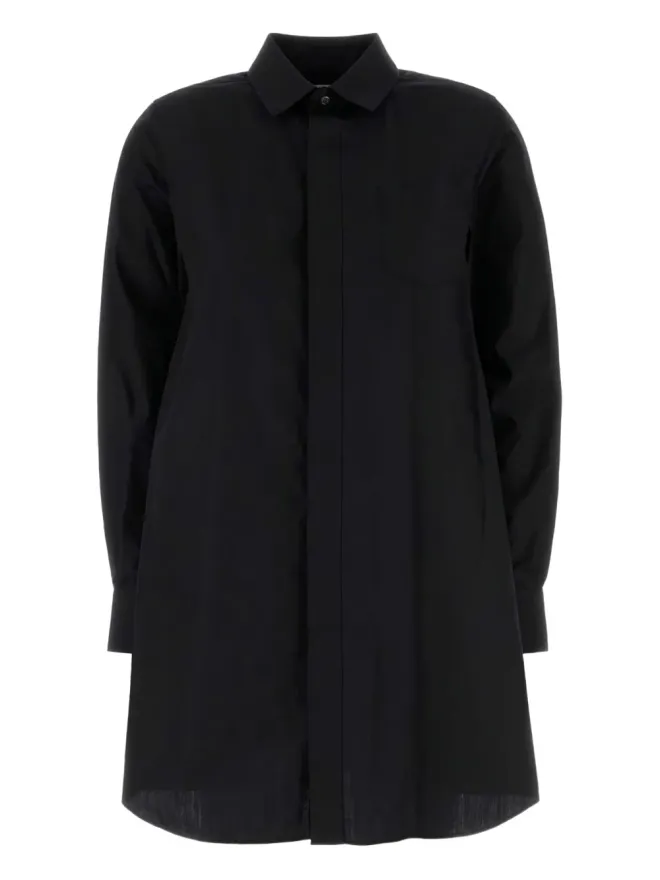 sacai sacai ポプリンシャツドレスの商品画像