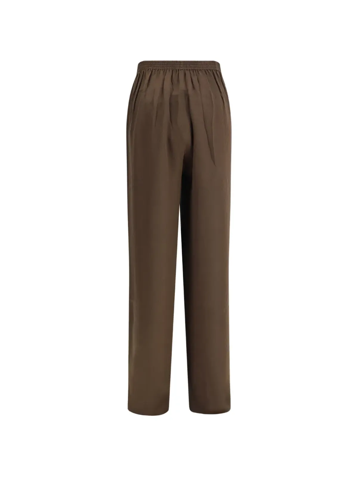 Petar Petrov wide-leg silk trousers - Brown - 画像2