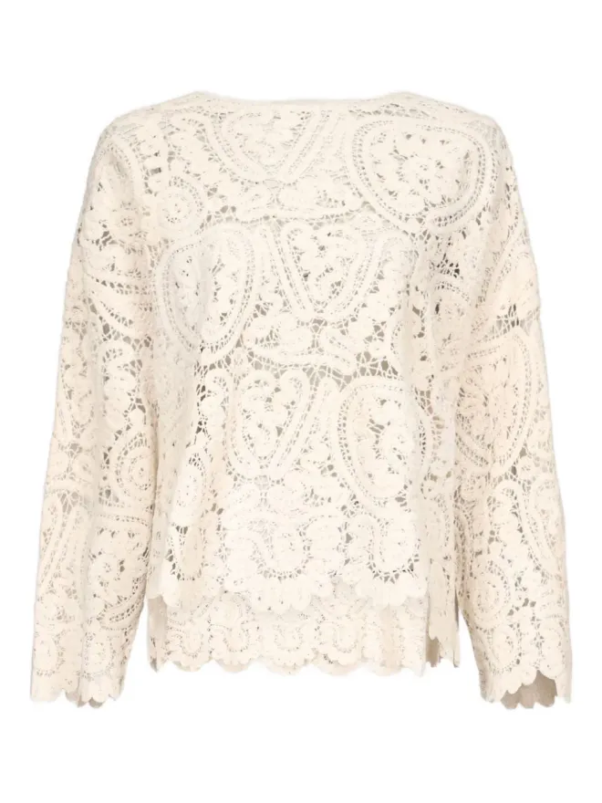Loulou de Saison LouLou de Saison クロシェレースセーターの商品画像