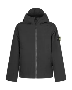 Stone Island Junior hooded parka jacket - Black - サムネイル1